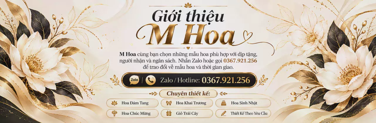 Ảnh bìa Shop hoa tươi Phường Trần Phú Hà Tĩnh - Trao hoa đẹp, gửi điều thân thương